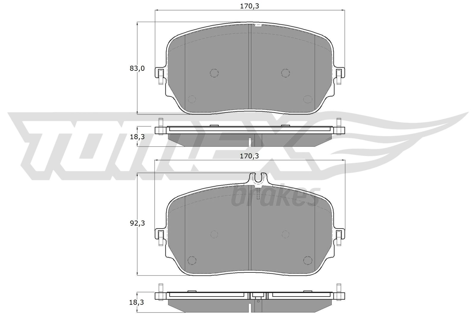 TOMEX Brakes TX 19-78 Sada...